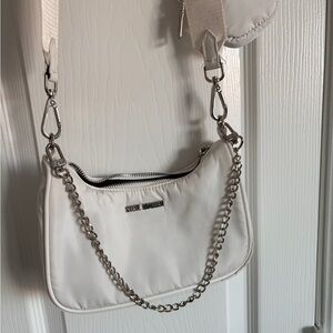 Steve Madden White Crossbody Bag